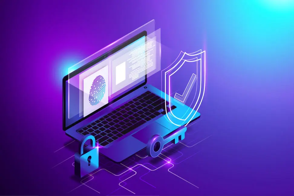 Graphic of antivirus protection